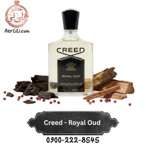 نت‌های بویایی عطر کرید رویال عود در پس‌زمینه سفید