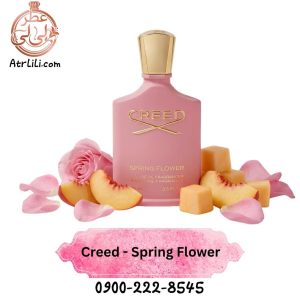 نت‌های بویایی عطر کرید اسپرینگ فلاور در پس‌زمینه سفید